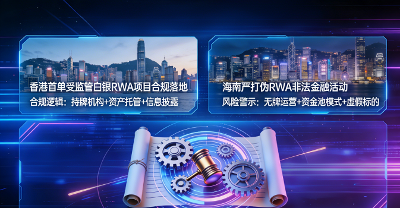 一正一反两件事戳破 RWA 真相：香港合规落地，海南严打伪项目，生死线早划清了